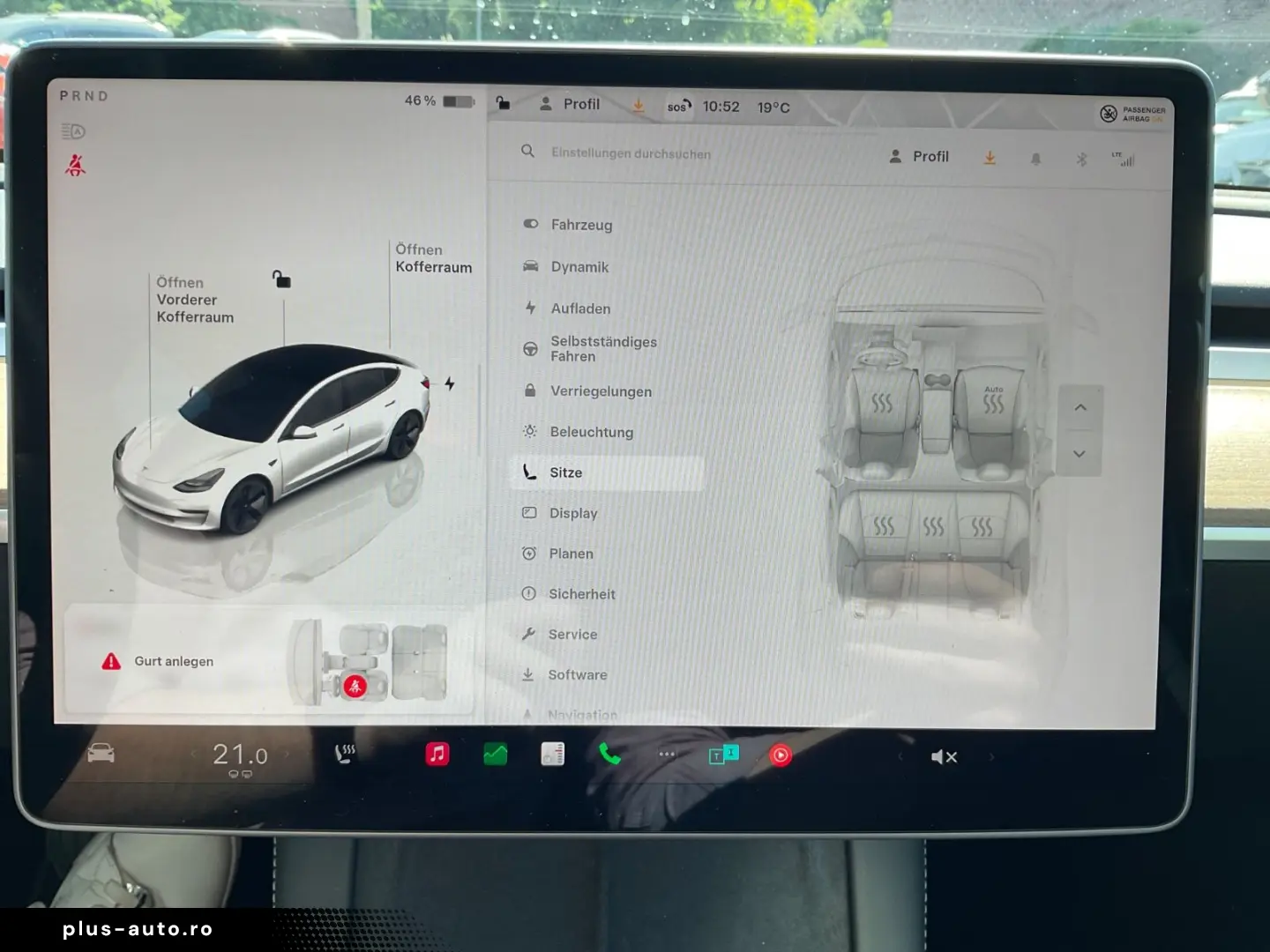 TESLA Model 3 Navi Kamera Panorama Leder