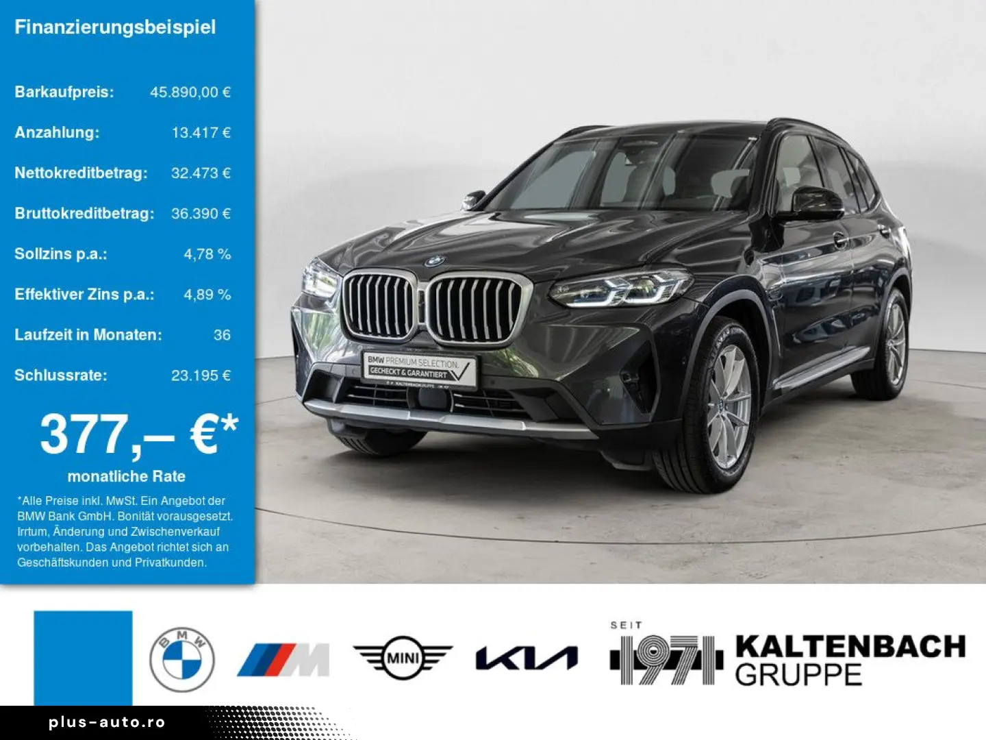 BMW X3 xDrive 30e FACEL. PANO AHK HUD 360  LASER LED