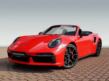 PORSCHE 911 992 Turbo Cabriolet lava Burmester Lift