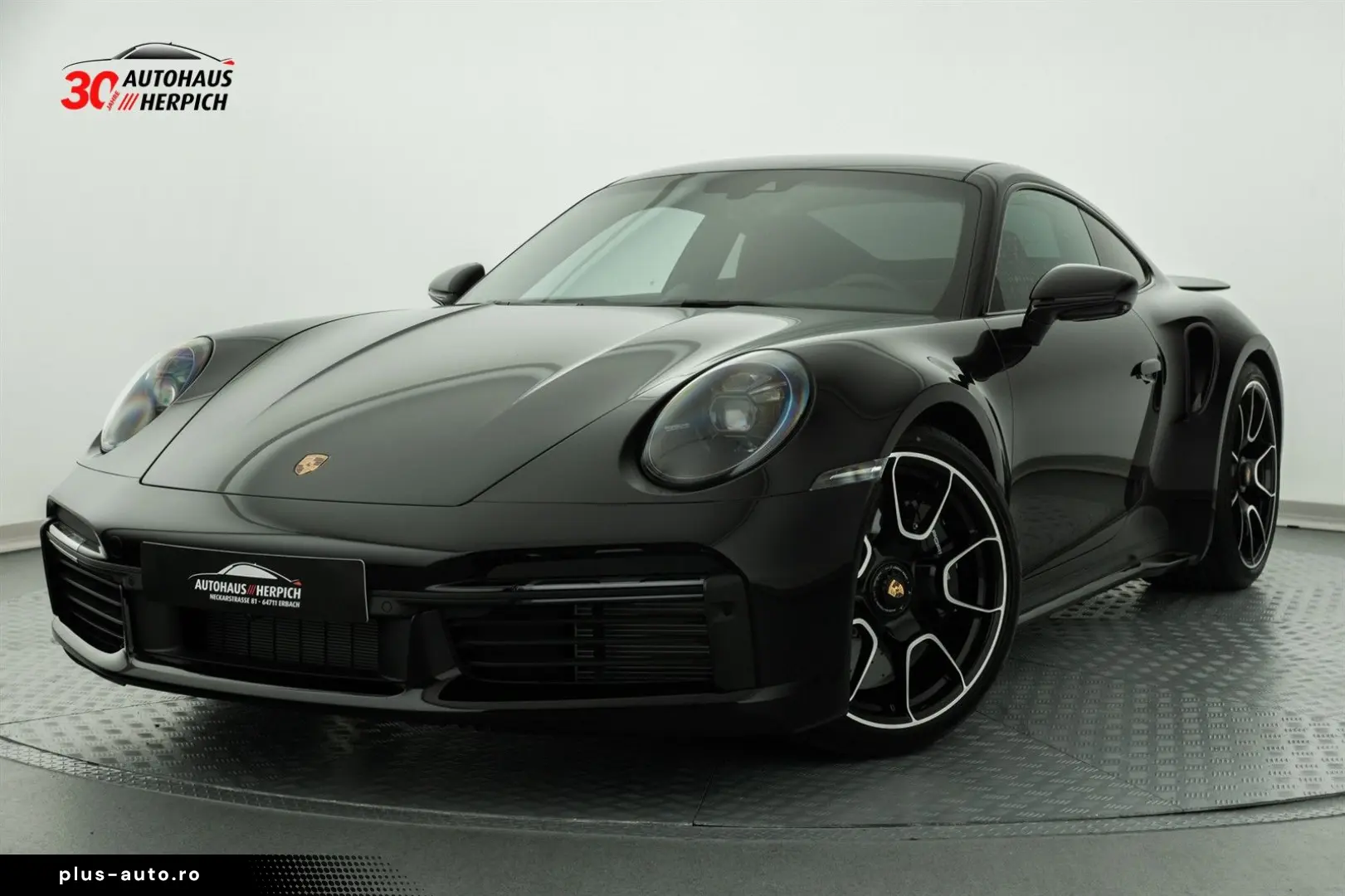 PORSCHE 992 Turbo S Coupé Bi-Color Schwarz-Bordeauxrot