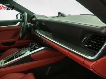 PORSCHE 992 Turbo S Coupé Bi-Color Schwarz-Bordeauxrot