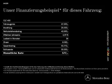 MERCEDES-BENZ CLE 450 AMG-LINE PREMIUM PLUS PANO MAS…