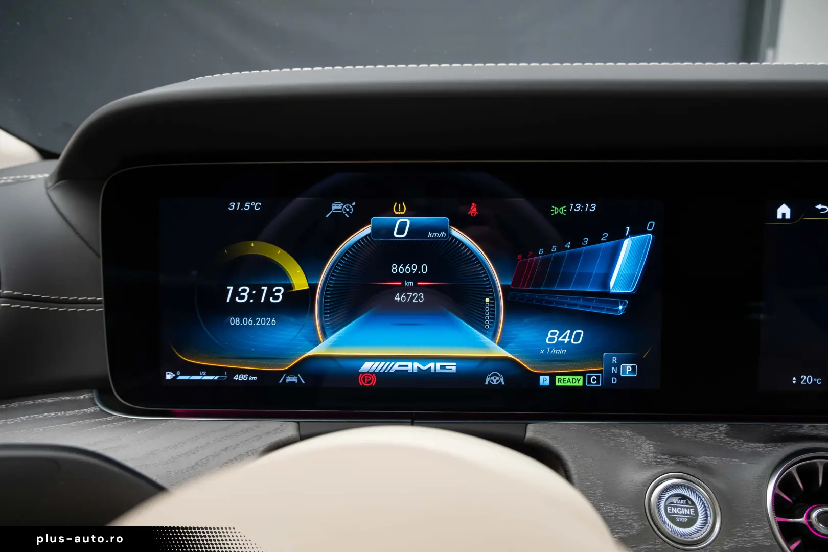 Mercedes-Benz AMG GT 53 4M  Aero-Burm 3D-Soft-TouchScreen
