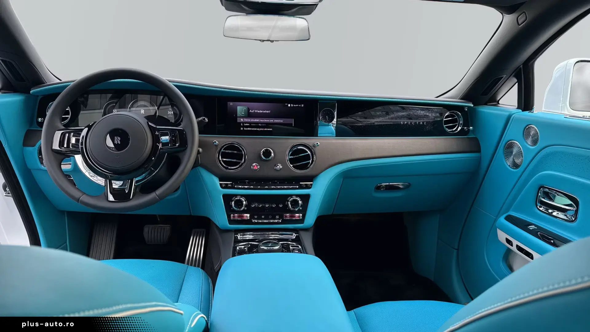 Rolls-Royce Spectre  White Tiffany Blue