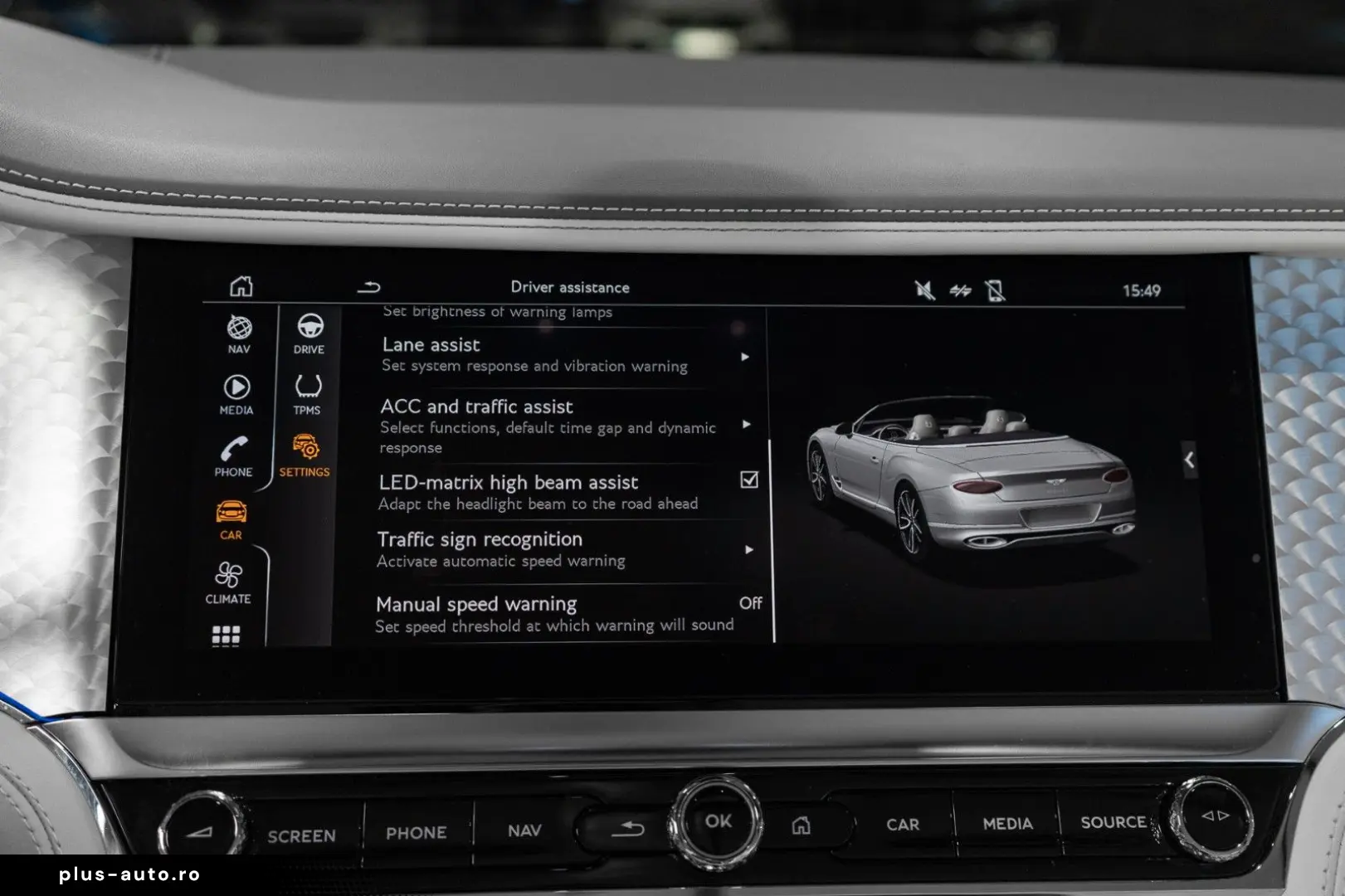 BENTLEY Continental GTC V8 Naim Blackline  Mulliner