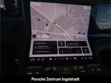 Porsche Cayenne Turbo Electric passenger display Panorama