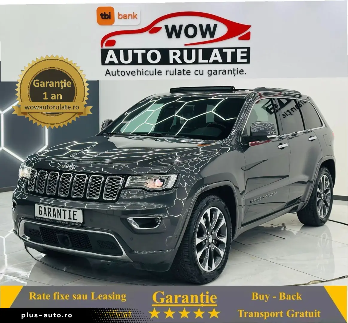 JEEP GRAND-CHEROKEE 2018 3.0D E6 4X4 Garantie 12 Luni Rate A