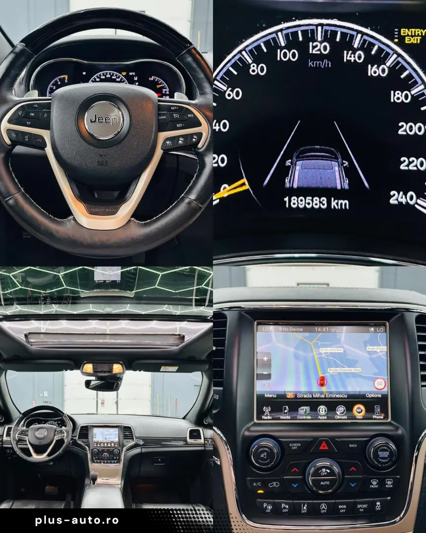 JEEP GRAND-CHEROKEE 2018 3.0D E6 4X4 Garantie 12 Luni Rate A