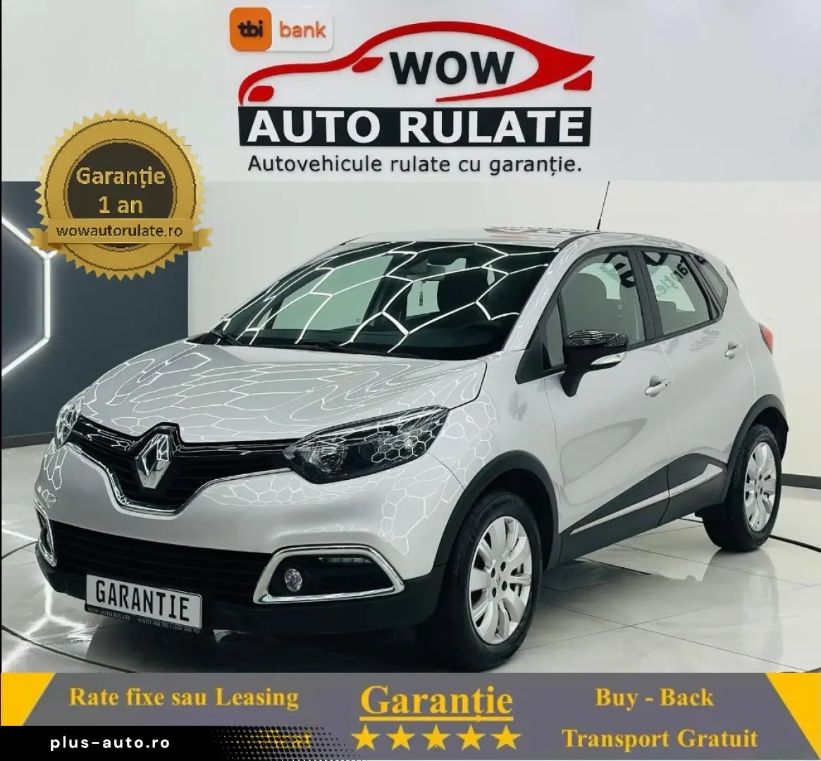 RENAULT CAPTUR 2015 0.9i E5 Garantie 12 Luni Rate Avans 0 Do