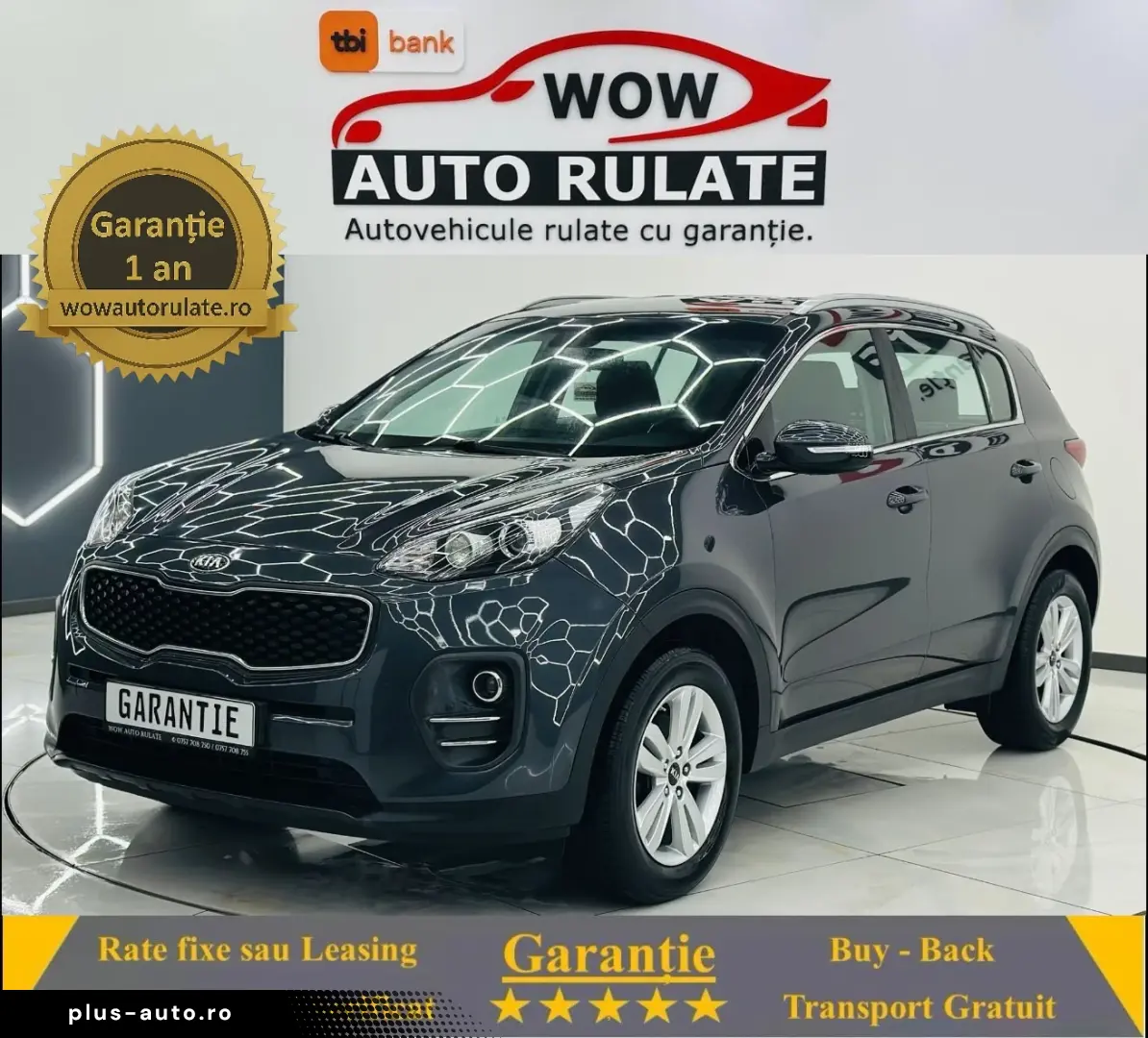 KIA SPORTAGE 2018 1.6i E6 Garantie 12 Luni Rate Avans 0 Doar