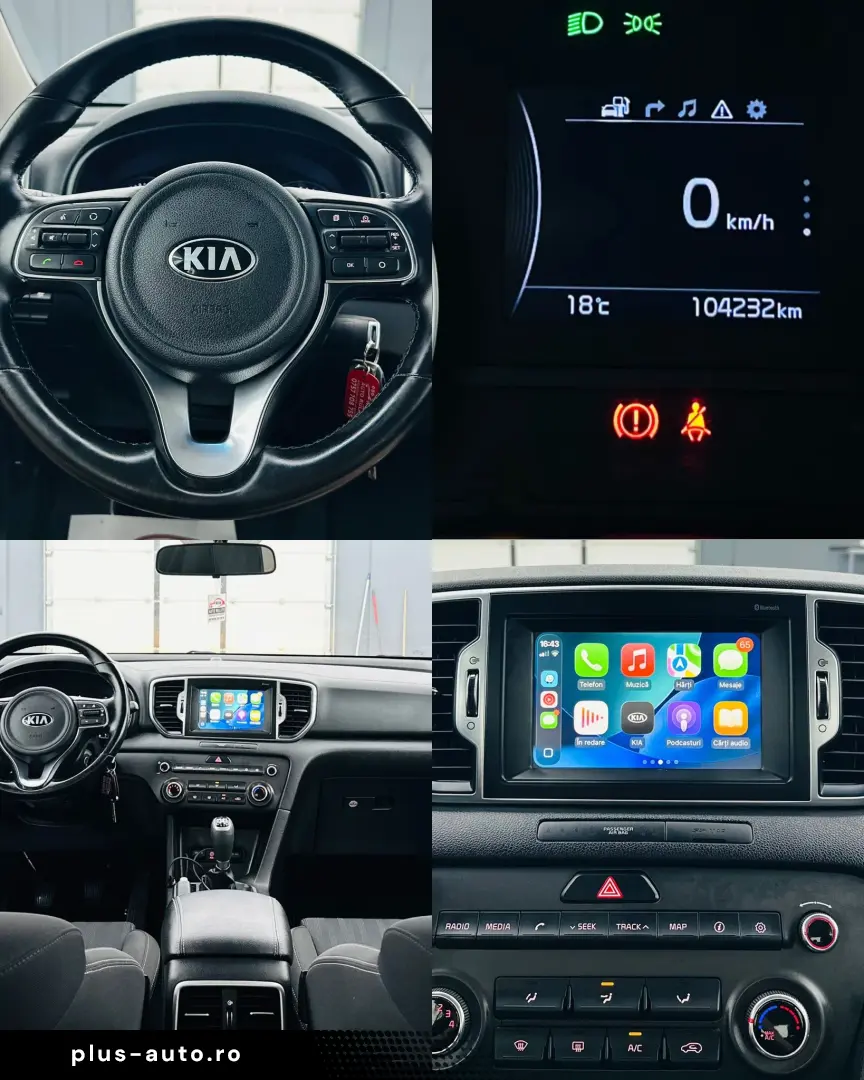 KIA SPORTAGE 2018 1.6i E6 Garantie 12 Luni Rate Avans 0 Doar