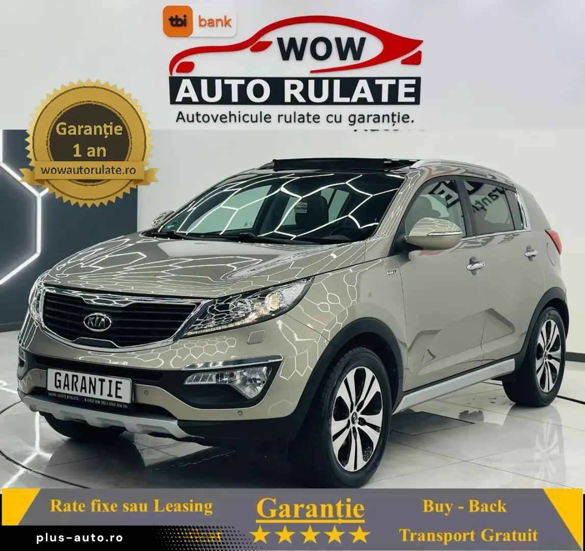 KIA SPORTAGE 2012 2.0D E5 4x4 Garantie 12 Luni Rate Avans 0