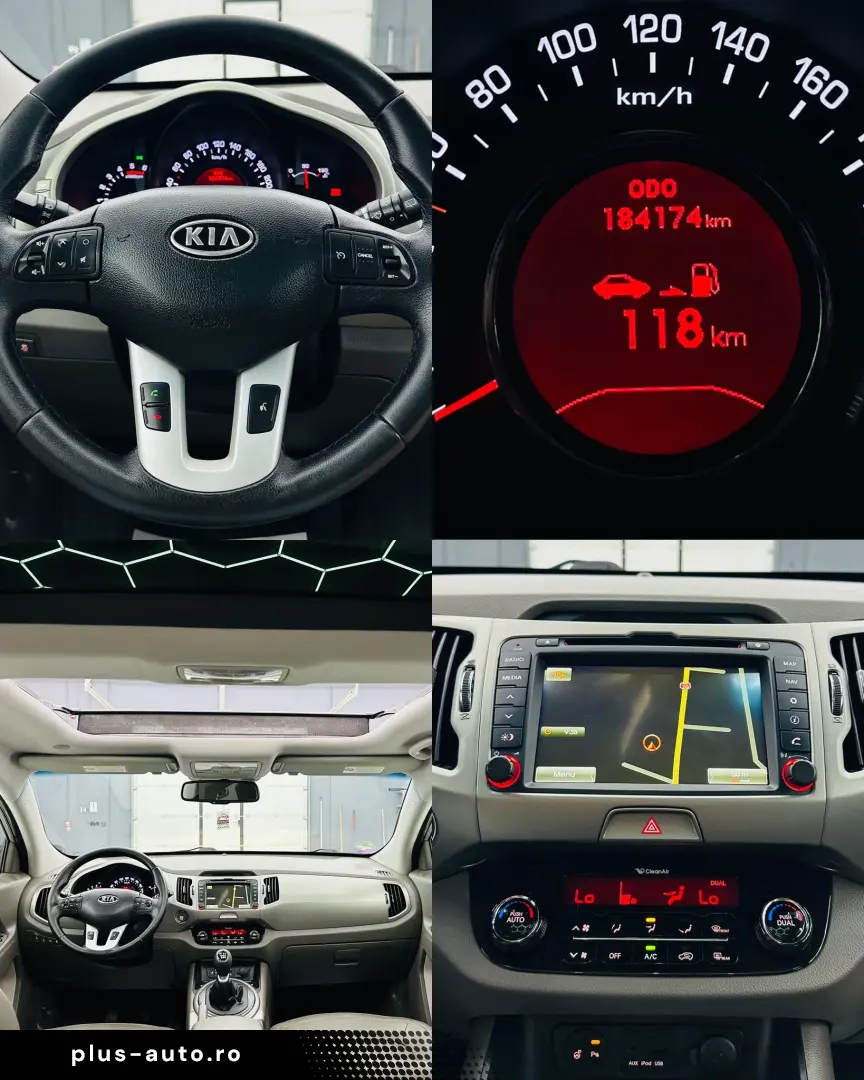 KIA SPORTAGE 2012 2.0D E5 4x4 Garantie 12 Luni Rate Avans 0