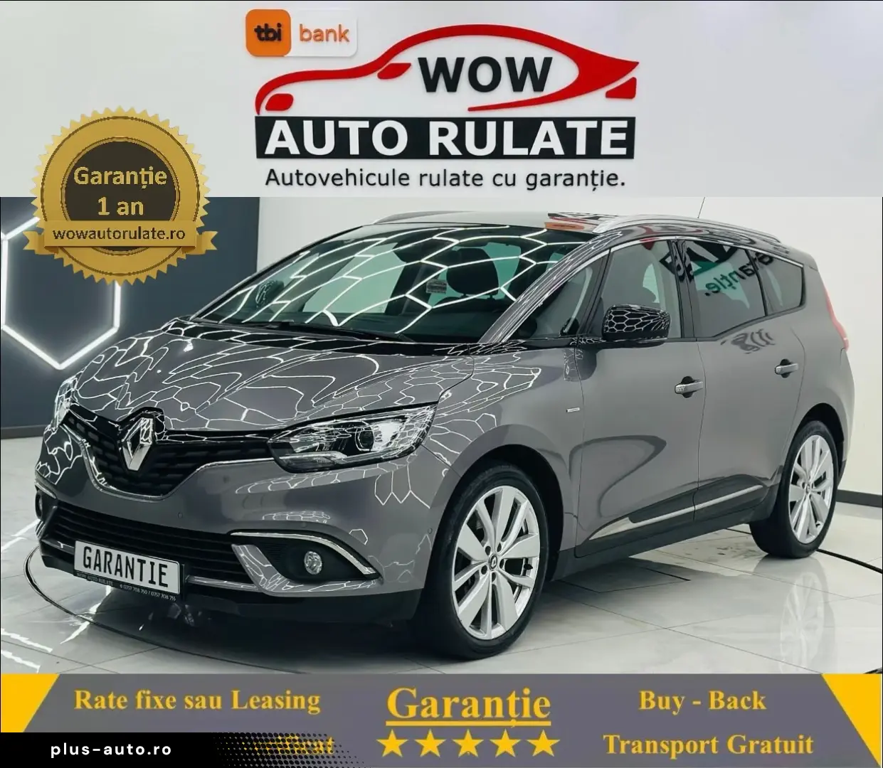 RENAULT SCENIC 2018 1.3i E6 7 Locuri Garantie 12 Luni Rate A
