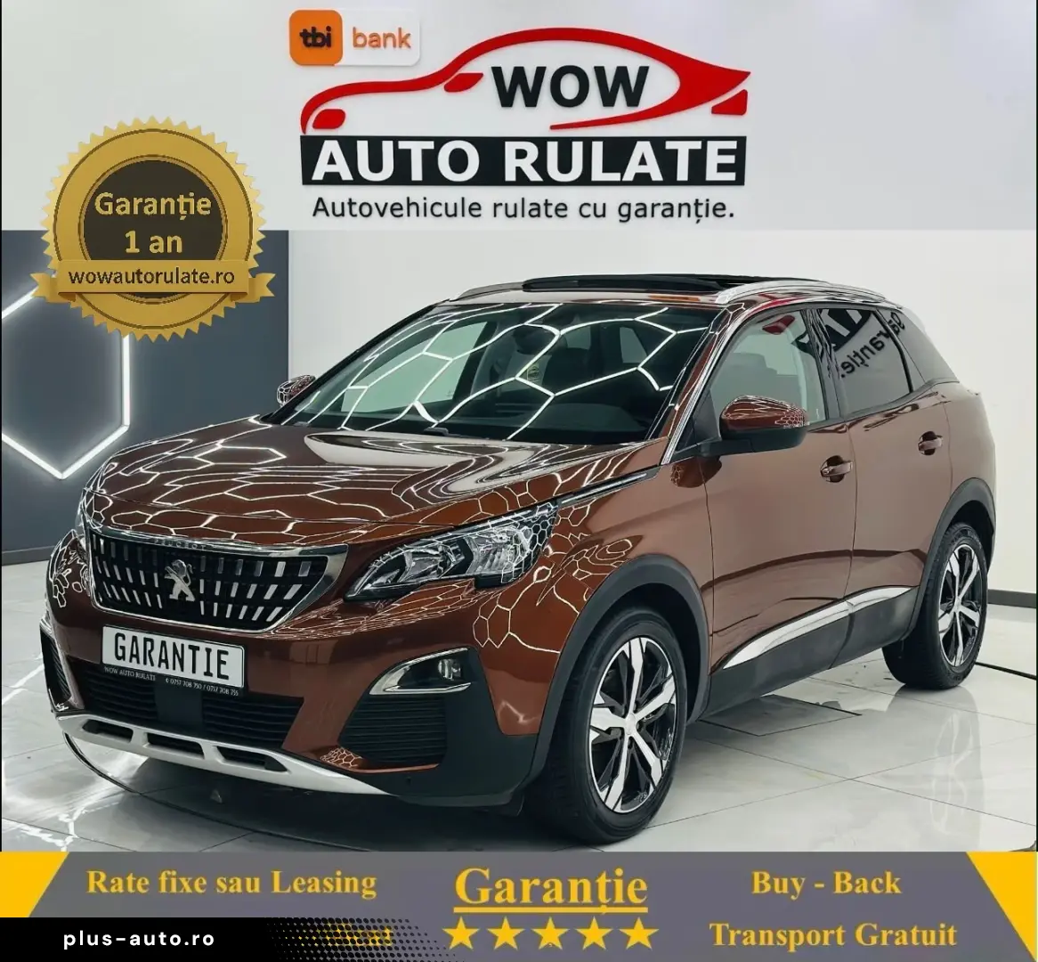PEUGEOT 3008 2018 1.5D E6 Garantie 12 Luni Rate Avans 0 Doar