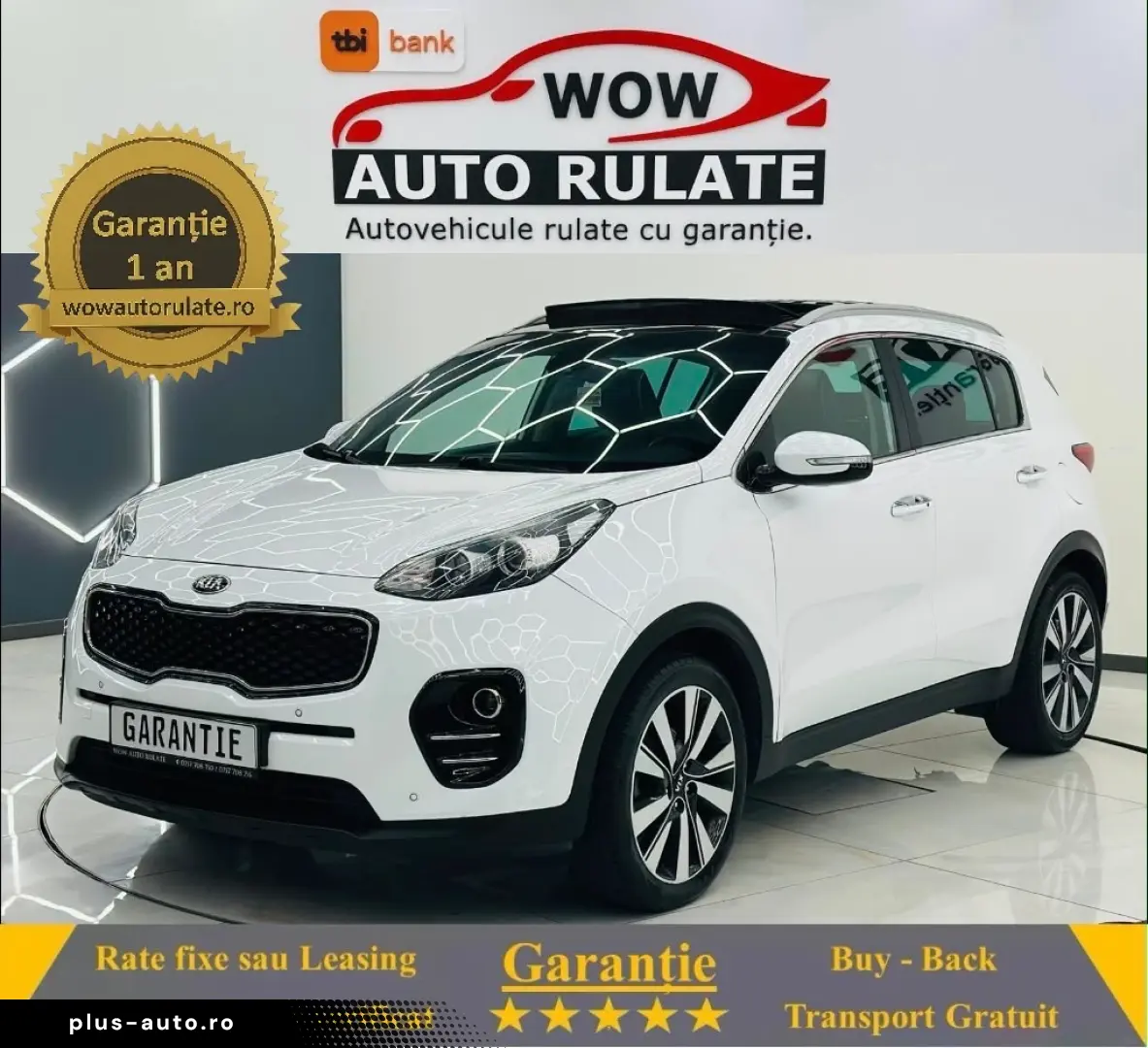 KIA SPORTAGE 2017 1.7D E6 Garantie 12 Luni Rate Avans 0 Doar