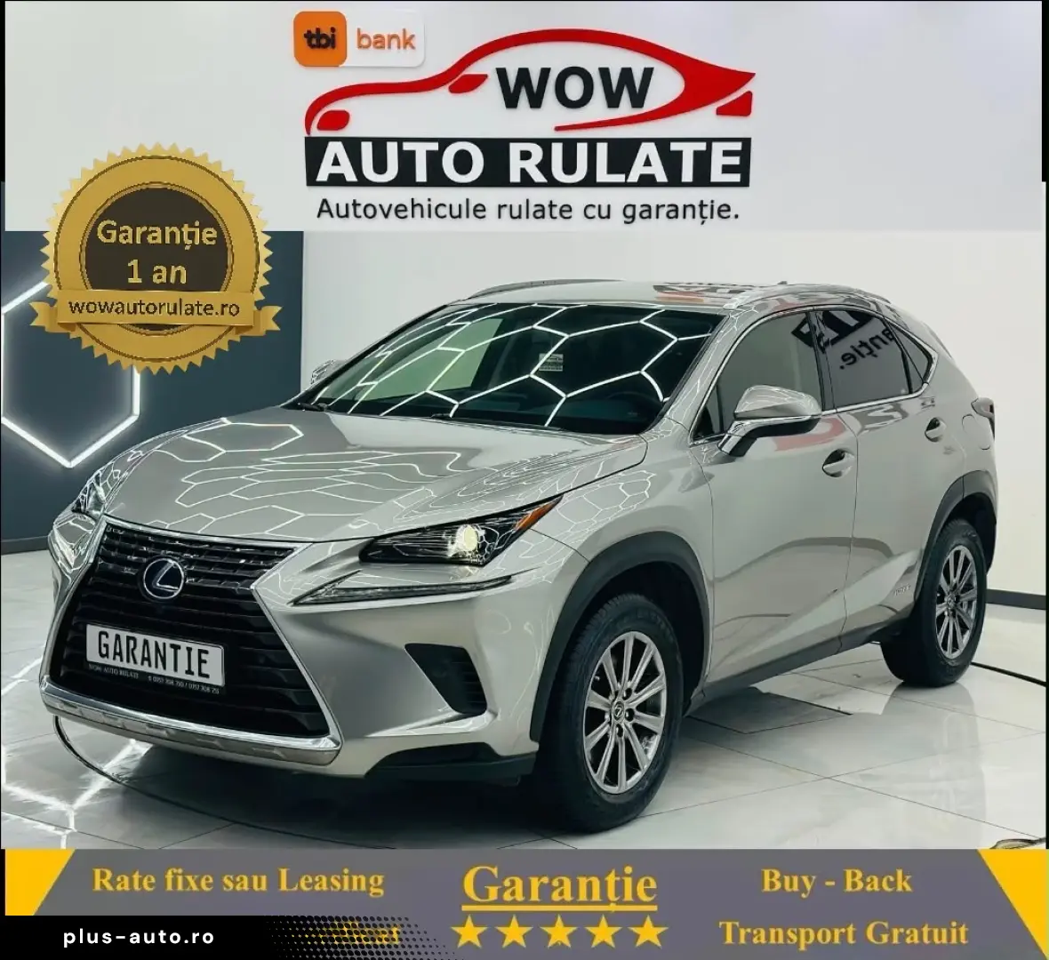 LEXUS NX-300H 2019 2.5i   HybridE6 Garantie 12 Luni Rate Ava