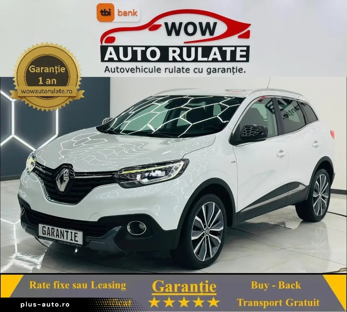 RENAULT KADJAR 2015 1.6D  E6 Garantie 12 Luni Rate Avans 0 D