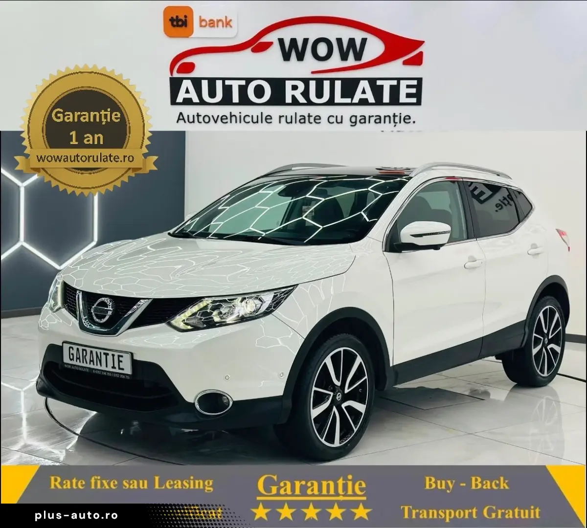 NISSAN QASHQAI 2016 1.2i E6 Garantie 12 Luni Rate Avans 0 Do
