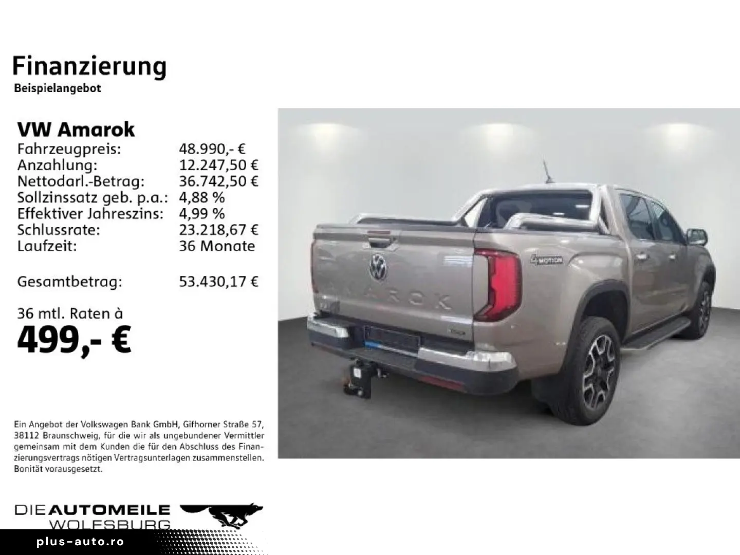 VW Amarok DC 3.0 TDI 4M Automatik Aventura AHK Matr