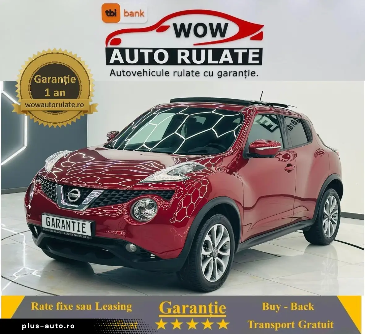 NISSAN JUKE 2015 1.2i E5 Garantie 12 Luni Rate Avans 0 Doar