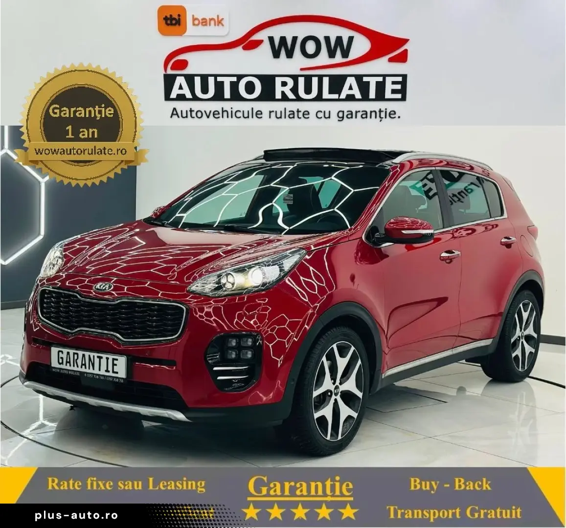 KIA SPORTAGE 2017 1.7D E6 Garantie 12 Luni Rate Avans 0 Doar
