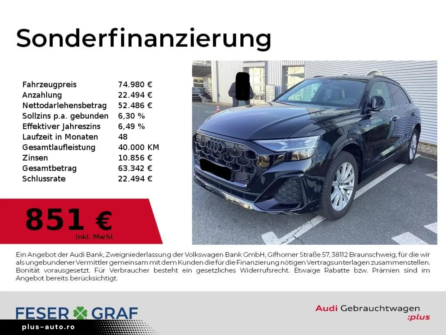 AUDI Q8 50 TDI 2x S Line Pano Standhzg Sportsitze  AH