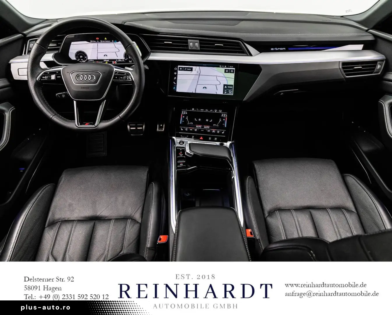 AUDI Q8 E-TRON SPORTBACK 55 2x S LINE BLACK ACC PANO