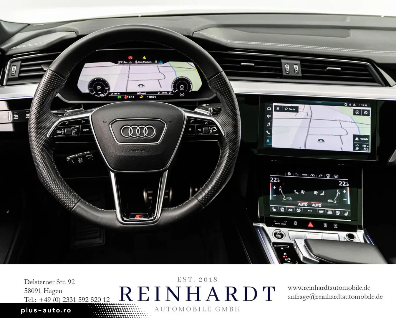AUDI Q8 E-TRON SPORTBACK 55 2x S LINE BLACK ACC PANO