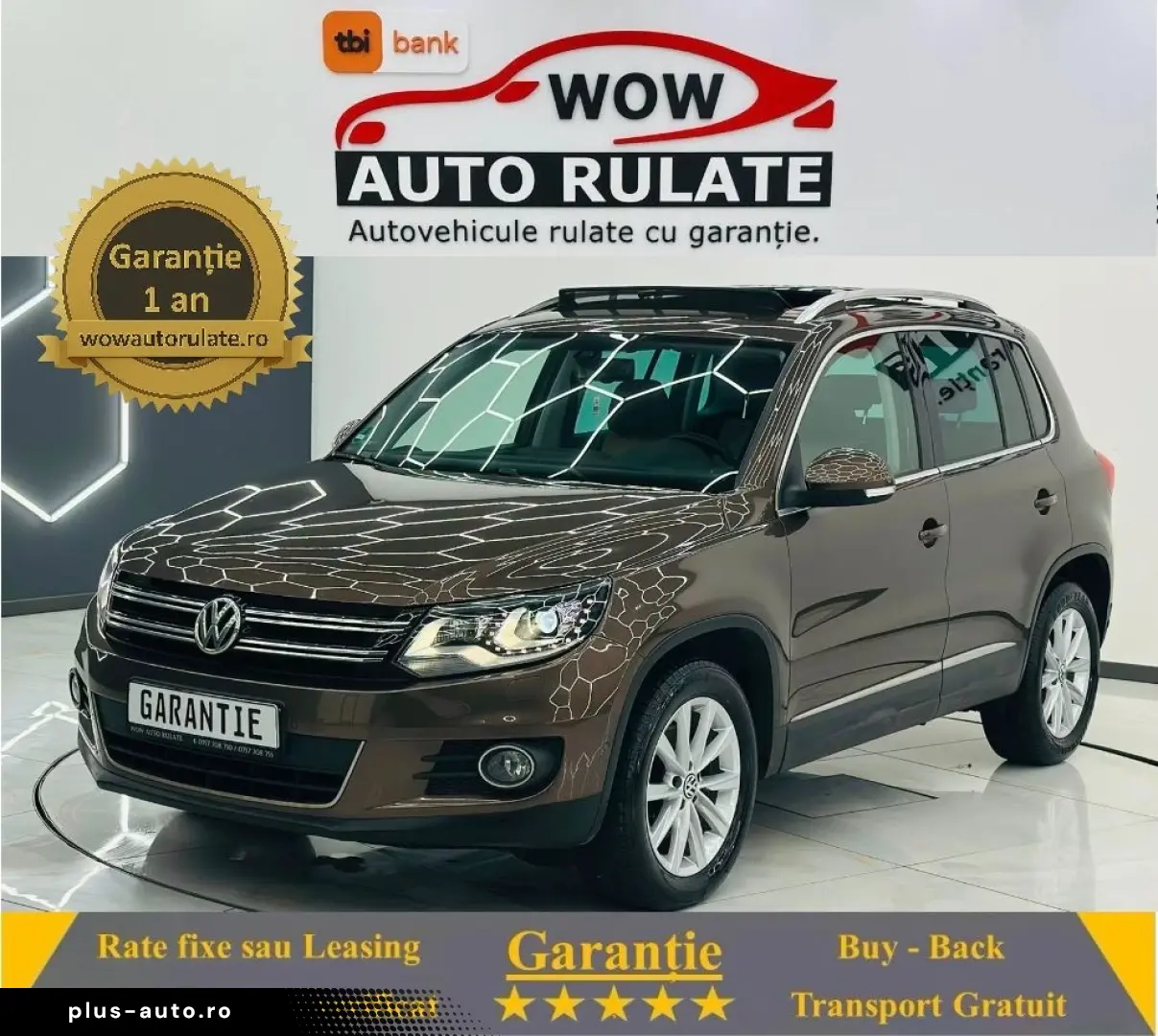 VOLKSWAGEN TIGUAN 2015 2.0D E5 4X4  Garantie 12 Luni Rate Av