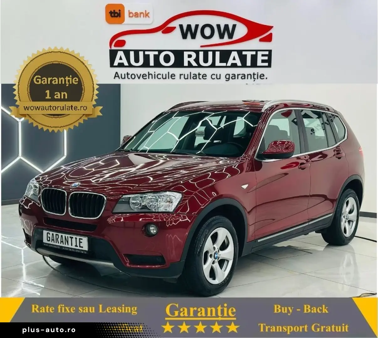BMW X3 2013 2.0D E5 Garantie 12 Luni Rate Avans 0 Doar Cu Bu