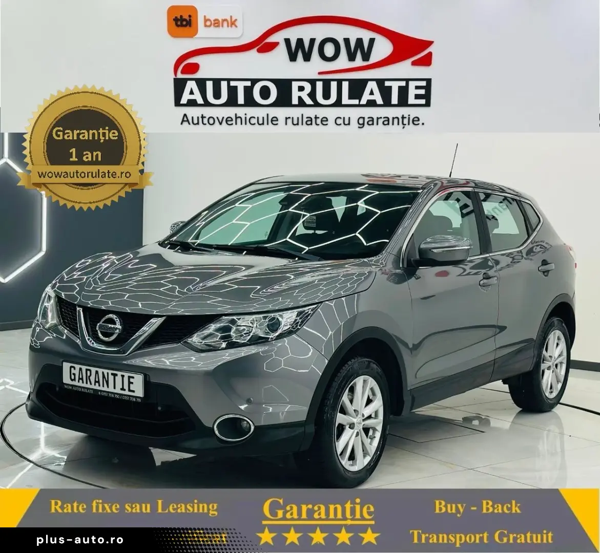 NISSAN Qashqai 2014 1.5D E5 Garantie 12 Luni Rate Avans 0 Do