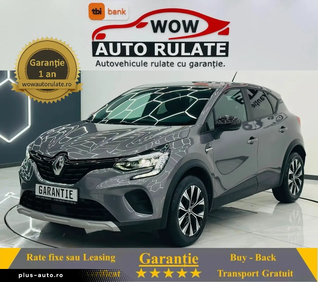 RENAULT CAPTUR 2022 1.0i E6 Garantie 12 Luni Rate Avans 0 Do