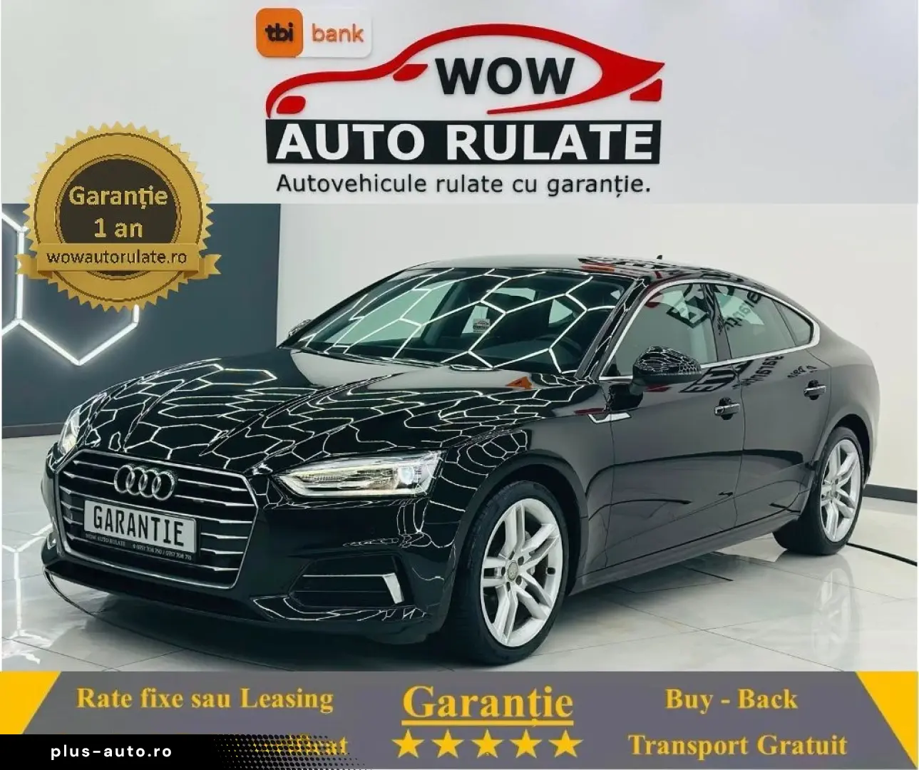 AUDI A5 2017 2.0D E6 Garantie 12 Luni Rate Avans 0 Doar Cu B
