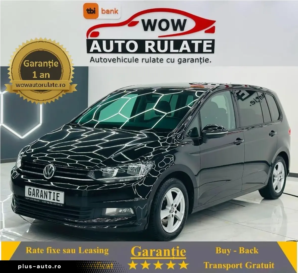 VOLKSWAGEN TOURAN 2017 1.6D E6 Garantie 12 Luni Rate Avans 0