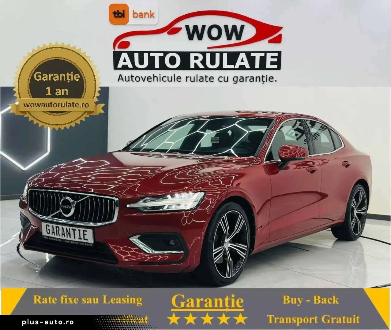 VOLVO S60 2021 2.0i E6 Garantie 12 Luni Rate Avans 0 Doar Cu