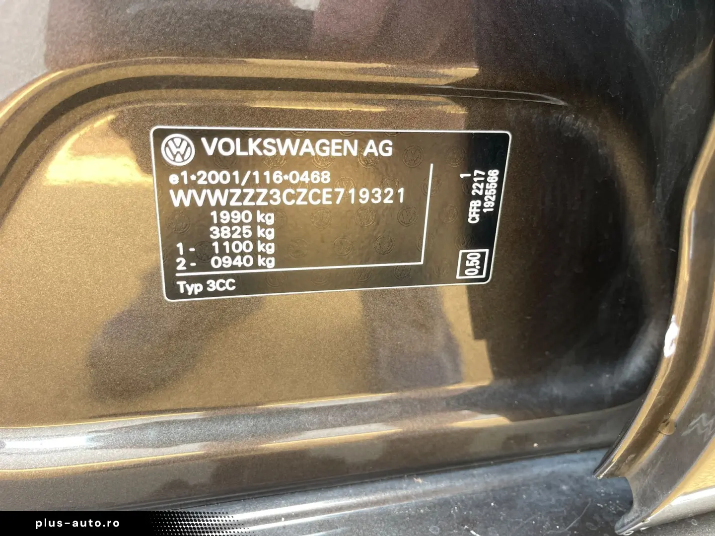 VOLKSWAGEN Passat CC 2012 — imagine 40