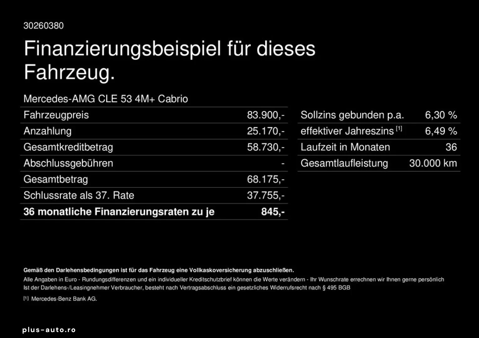 MERCEDES-BENZ CLE 53 4M  Cabrio AMG Optik RealSound &hellip;