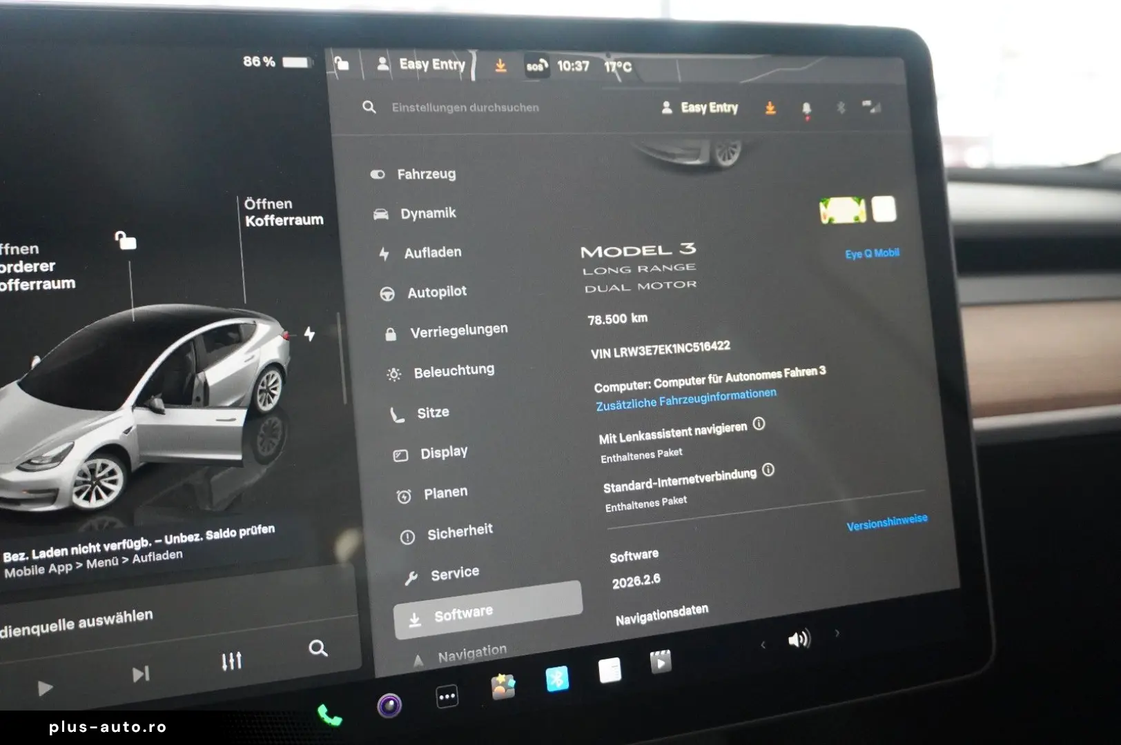 TESLA Model 3 LONGRANGE DUAL-MOTOR NAVI KAMERA DAB AMD