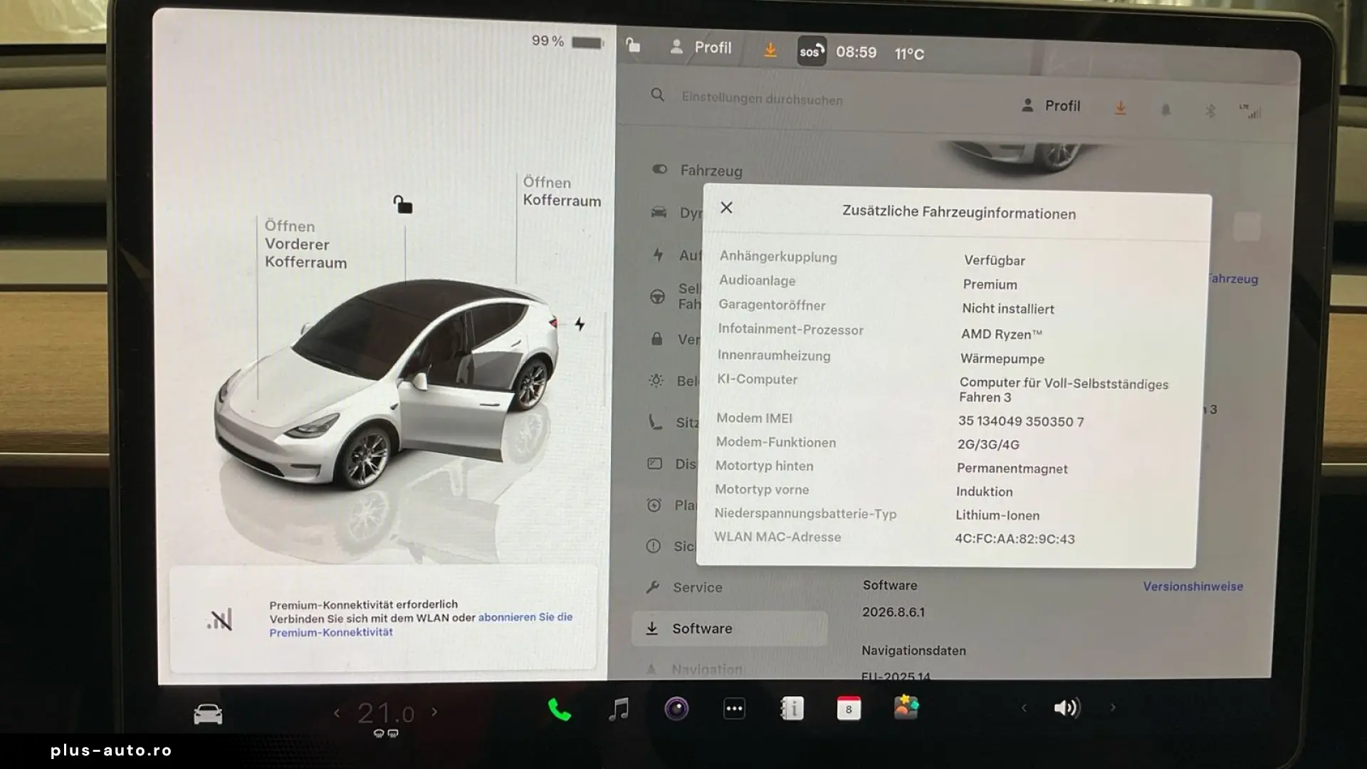 TESLA Model Y Long Range 351pk AWD 92.8% SoH AMD RYZEN