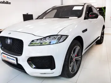 JAGUAR F-PACE 3.0i 380CP Piele Perforata Tabac Alcantara