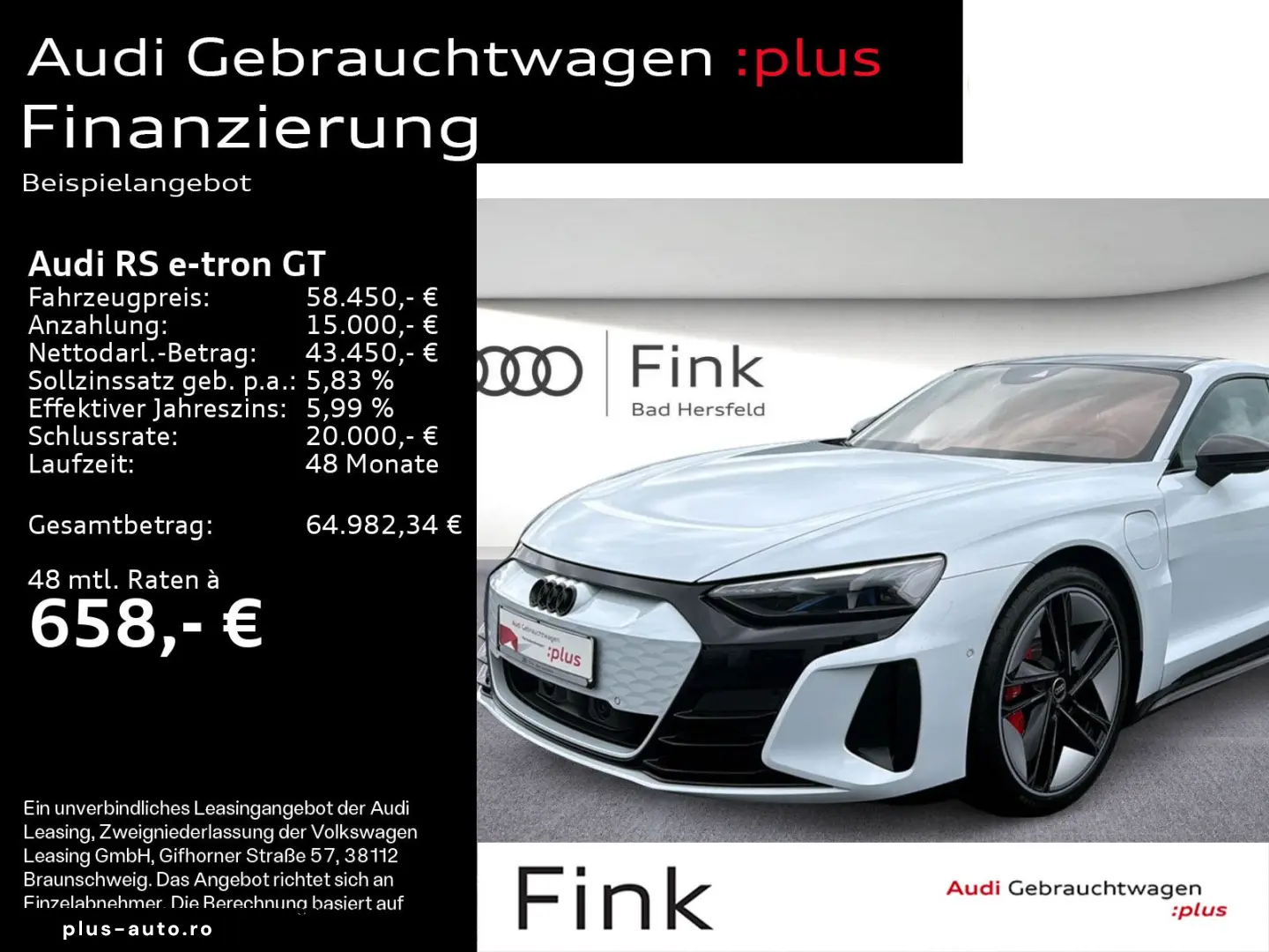 AUDI RS e-tron GT HuD Matrix B&O Massage
