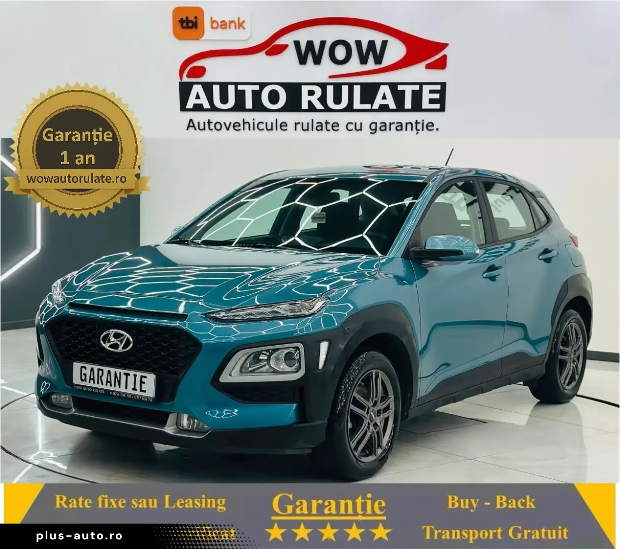 HYUNDAI KONA 2020 1.0i E6 Garantie 12 Luni Rate Avans 0 Doar
