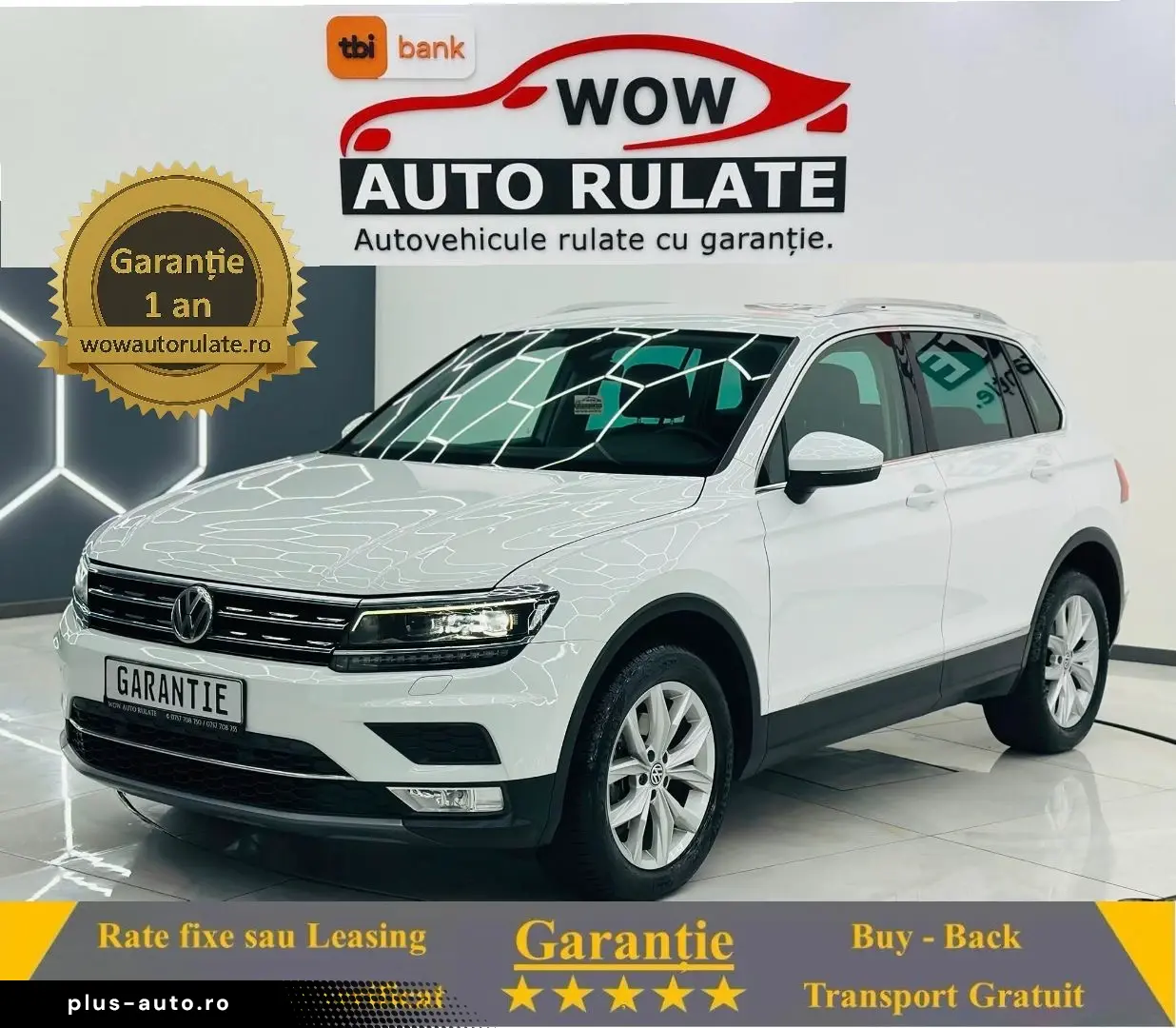 VOLKSWAGEN TIGUAN 2017 2.0D E6 4x4 Garantie 12 Luni Rate Ava