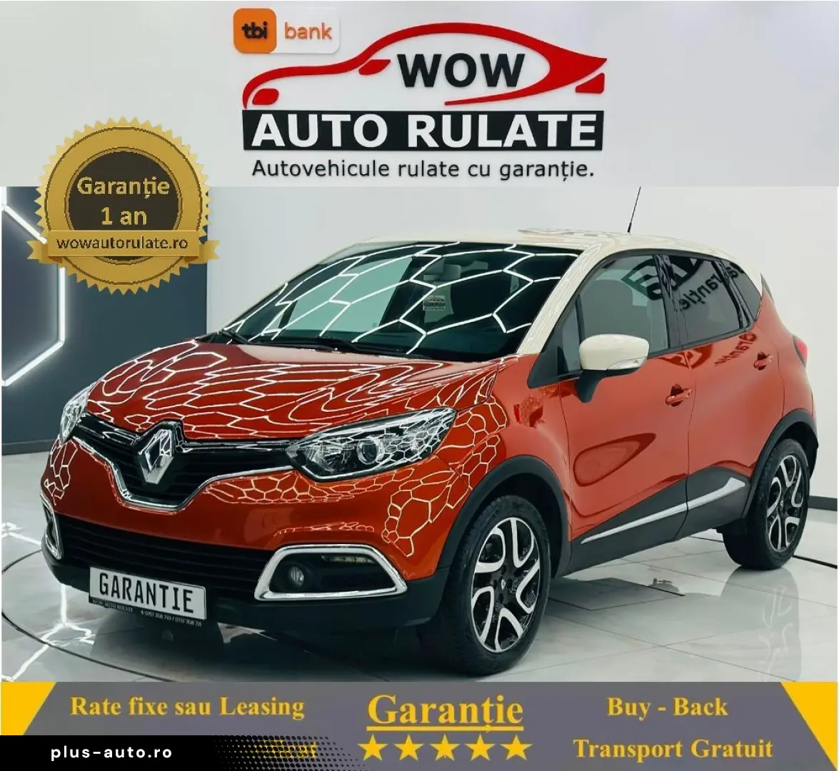 RENAULT CAPTUR 2013 1.5D E5 Garantie 12 Luni Rate Avans 0 Do