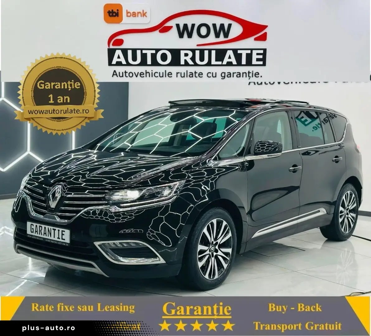 RENAULT ESPACE 2015 1.6D E6 Garantie 12 Luni Rate Avans 0 Do