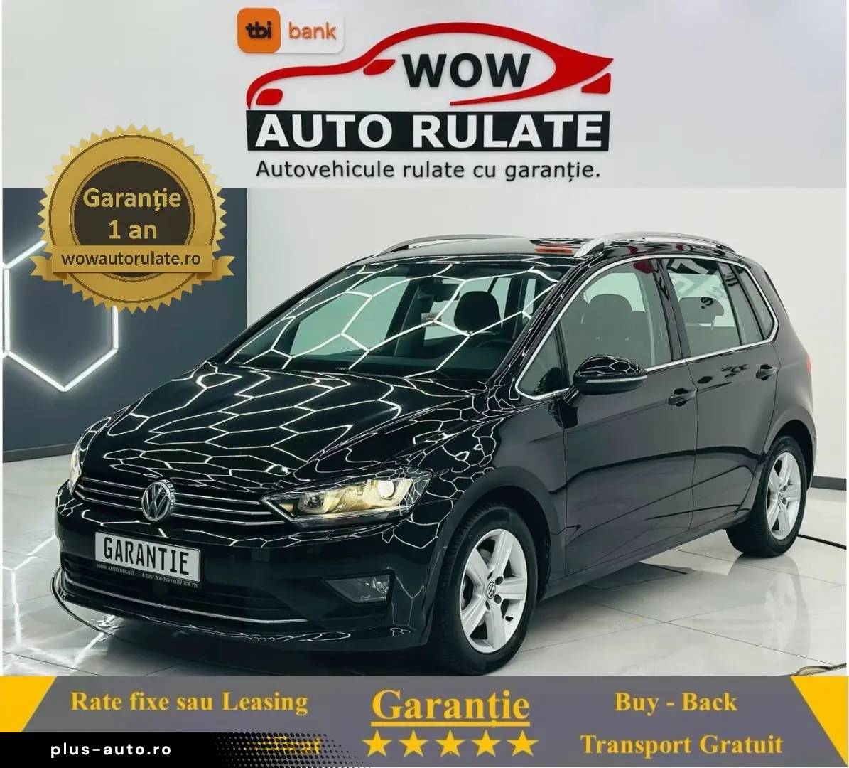 VOLKSWAGEN GOLF-SPORTSVAN 2015 1.6D E6 Garantie 12 Luni Rate