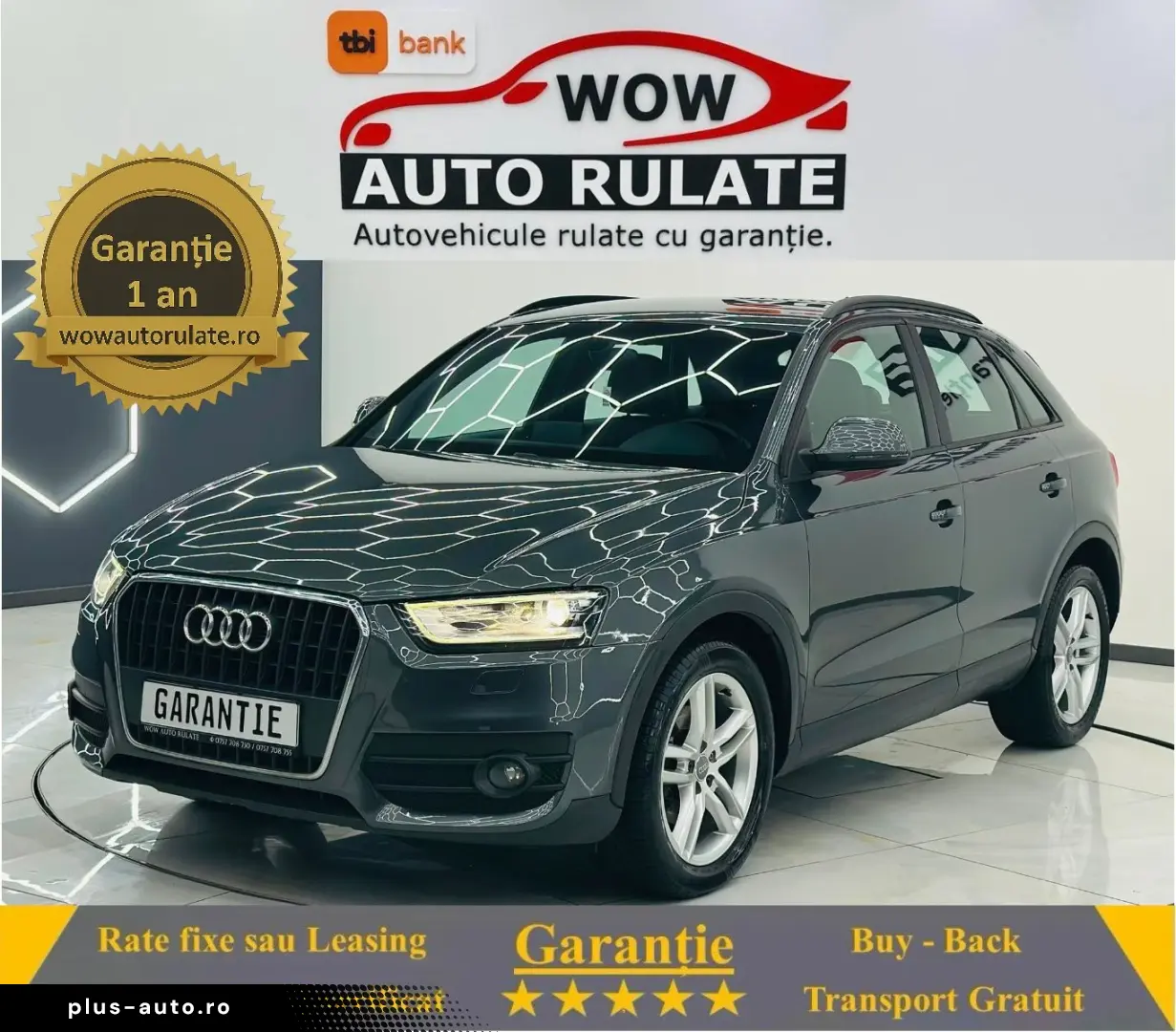 AUDI Q3 S-Line 2013 2.0D E5 Garantie 12 Luni Rate Avans 0 Do