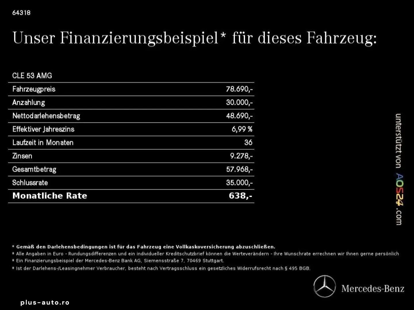 MERCEDES-BENZ COUPE CARBON PANO DISTRONIC SOUND Premium Navi
