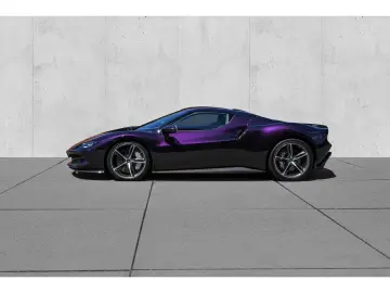 FERRARI 296 GTB  Viola Hong Kong Full Alcantara Tricolor